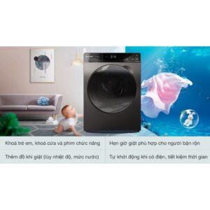 Máy giặt Sharp Inverter 10.5 Kg ES-FK1054PV-S - Mới 100% Mới 100% images upload woo2F3e75154ab43fb99e5193f971e2d75980
