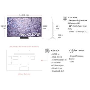 Ti vi Smart Tivi Neo QLED Samsung 8K 65 inch QA65QN800CKXXV images upload woo2F43096dfb71b516ec34985fe33938e9f7