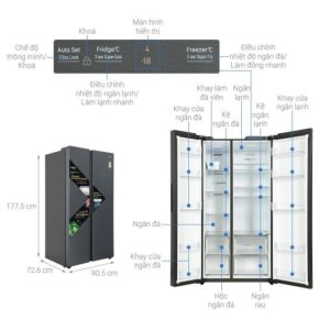 Tủ lạnh Aqua Inverter 646 lít AQR-S682XA(SLB) DMK images upload woo2F44628ba7d203c16b2c0310091e0589af