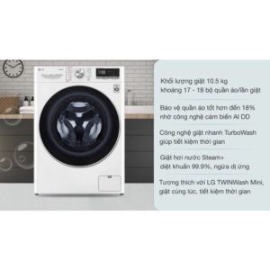 Máy giặt LG Inverter 10.5 kg FV1450S3W2 Mới 100% images upload woo2F44baacc61ff7d8ca9d7b9728393b671c
