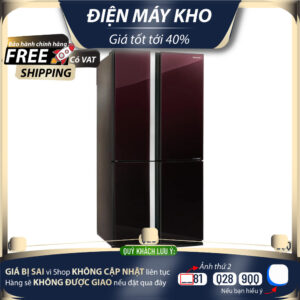 Tủ lạnh Sharp Inverter 678 lít SJ-FX688VG-BK - Sharp SJ-FX688VG-RD - Mới 100%