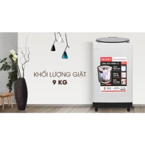 Máy Giặt Sharp 9Kg ES-W90PV-H Lồng Đứng - Mới 100% Mới 100% images upload woo2F48b44ec8b38d6a115dee7cc51289b808
