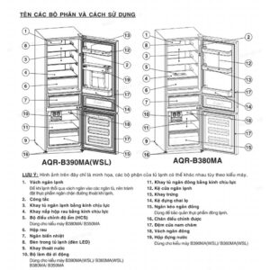 AQR-B380MA(WGP)U1 Tủ lạnh Aqua Inverter 320 lít AQR-B380MA(WGP)U1 - Bảo hành chính hãng 2 năm - Freeship toàn quốc images upload woo2F4a9bbad31f2aa98000faf7b3cd5f372e