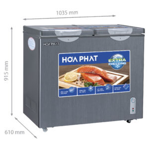 HPF BD6205G --Tủ đông Hòa Phát 2 chế độ (Đông/Mát) 2 cánh HPF-BD6205G 205 lít - BẢO HÀNH CHÍNH HÃNG images upload woo2F4e69c67ad7f610df2cddbb1b1957f6e3