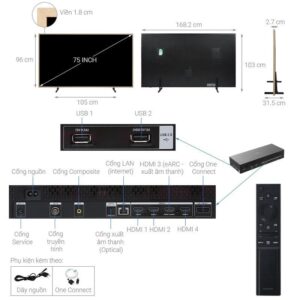 Smart Tivi Khung Tranh The Frame QLED Samsung 4K 75 inch QA75LS03A 2021 - Điện Máy Kho Rẻ Mới 100% images upload woo2F54e23e21d6292380a72d7d268462040d