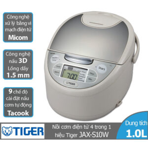 JAX-S10W / JAX-S18W - Nồi Cơm Điện Tử Tiger JAX-S10W (1.0L) / JAX-S18W (1.8L) - BẢO HÀNH CHÍNH HÃNG images upload woo2F58843d7412d4e16560193fc459ce2354