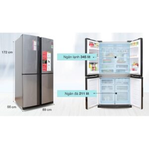 SJ-FX630V-ST (556L) | SJ-FXP600VG-BK (525L) | SJ-FXP640VG-BK (572L) | SJ-FX631V-SL - Tủ Lạnh SHARP 4 Cửa Inveter images upload woo2F5e433069f03197fda699fbd546d87748