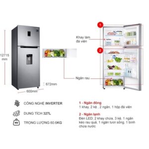 Tủ lạnh Samsung Inverter 319 lít RT32K5932S8/SV - Mới 100% Mới 100% images upload woo2F5e8fb8b379b724bf0da6573dca67add7