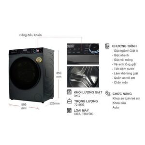 Máy giặt Aqua Inverter 10 kg AQD- DD1001G PS Mới 100% images upload woo2F668ff76558b5cb46f4acb28050c80f49