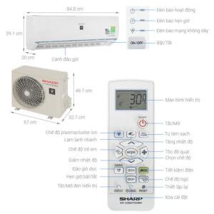 AH-XP10BSW - Máy Lạnh / Điều Hoà Sharp Inverter 1 HP XP10BSW - Giao Toàn Quốc images upload woo2F6690ee8f09da4e7d2a2ca7f55016b662