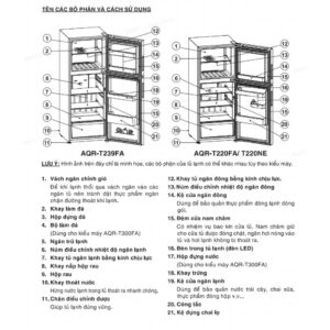 AQR-T260FA(FB) Tủ lạnh Aqua Inverter 236 lít AQR-T260FA(FB) - Bảo hành 2 năm - Hàng chính hãng images upload woo2F6e6890302d7858d2c7e8ce48448ae41a