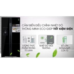 Tủ lạnh Hitachi Inverter 587 lít R-FWB780PGV6X (GBK) /Chính hãng BH:24 tháng tại nhà toàn quốc/ - Mới 100% Mới 100% images upload woo2F6fafad76914d665193fb59e76ef4c0b3