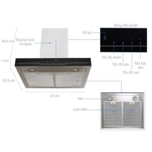 Máy hút khói Electrolux EFC635SAR