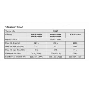 AQR-B380MA(WGP)U1 Tủ lạnh Aqua Inverter 320 lít AQR-B380MA(WGP)U1 - Bảo hành chính hãng 2 năm - Freeship toàn quốc images upload woo2F71be27a45e1277606bb3ecd252aba15c