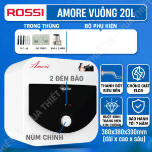 20L | Rossi AMORE 20 lít vuông - Bình Nóng Lạnh gián tiếp chống giật RAM-20SQ R20TI images upload woo2F7871202996d6a063ff10962c4db78658