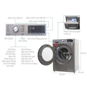 Máy giặt LG Inverter 9 kg FV1409S2V images upload woo2F7e814ec23924970ee1c29d13f5346e6b