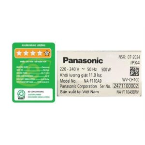 Máy giặt Panasonic 11 kg NA-F110A9BRV 2024 - Việt Nam images upload woo2F857984b6d76eab85ffdf3c49527ec9fd