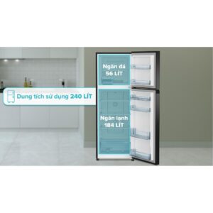 HRTN5255MFUVN Tủ lạnh Hitachi Inverter HRTN5255MFUVN 240 lít | Tủ lạnh 2 cánh có ngăn trữ chuyển đổi | new 2024 images upload woo2F87583d51f81aae47861b4986634f269c