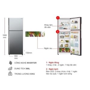 Tủ lạnh Hitachi Inverter 366 lít R-FVX480PGV9 -MIR images upload woo2F8cf509840a9a4c32cfafd293a3e254eb