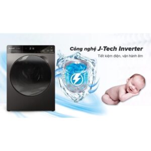 Máy giặt Sharp Inverter 10.5 Kg ES-FK1054PV-S - Mới 100% Mới 100% images upload woo2F8d18f019ce96d4608936e9ae6aee5f21
