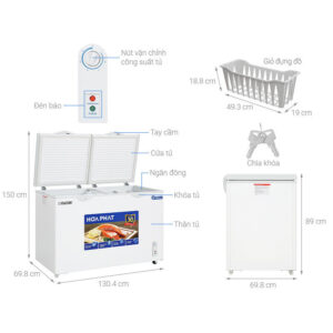 HPF AD8352 - Tủ Đông Hòa Phát Inverter 352 Lít HPF AD8352 - Giao Hàng Toàn Quốc images upload woo2F91a16b54546b020e74de5829b55a1ee5