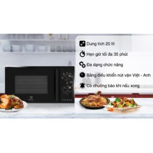 EMM20K22B / EMM20K22W / EMM23K22B / EMM23D22B - Lò Vi Sóng Electrolux 20 Lít / 23 Lít images upload woo2F972342d8bf33918e666aed8b91996629