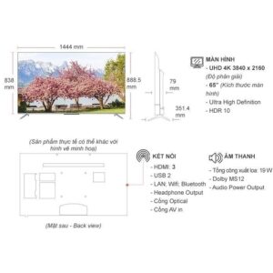 Smart Tivi TCL 65 Inch 65P715 4K UHD /Chính hãng BH:24 tháng tại nhà toàn quốc/ - Mới 100% Mới 100% images upload woo2F9bf10c972c74391264c758de328fde67