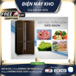 Tủ Lạnh Mitsubishi Electric Inverter MR-L72EH-BRW 4 Cánh 580 Lít /Chính hãng BH:24 tháng tại nhà toàn quốc/ – Mới 100%