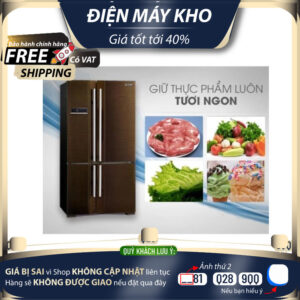Tủ Lạnh Mitsubishi Electric Inverter MR-L72EH-BRW 4 Cánh 580 Lít /Chính hãng BH:24 tháng tại nhà toàn quốc/ - Mới 100%