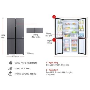 Tủ lạnh Aqua Inverter 456 lít AQR-M530EM(SLB) DMK images upload woo2Faebd92b203c6fe71aa4fecda8aacab74