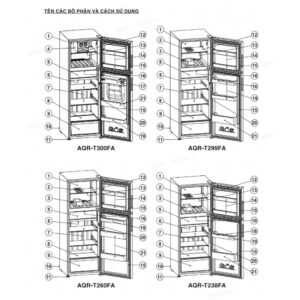 AQR-T260FA(FB) Tủ lạnh Aqua Inverter 236 lít AQR-T260FA(FB) - Bảo hành 2 năm - Hàng chính hãng images upload woo2Faef5d2051da09fc852c1468b604b725c