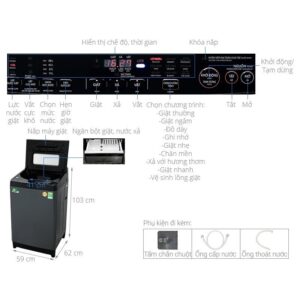 Máy giặt Toshiba Inverter 13 kg AW-DUJ1400GV KK 2019 - Điện Máy Kho Rẻ images upload woo2Fc28a0ade0bd8734e9881b526c9e42e29
