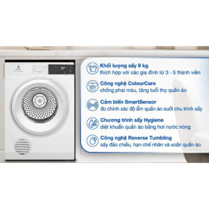 EDV904H3WC (9Kg) || EDV805JQSA (8Kg) - Máy Sấy Thông Hơi ELECTROLUX - BẢO HÀNH CHÍNH HÃNG images upload woo2Fc2d6abbb2ece4e2ed0191b1631d3f1cd