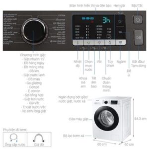 Máy giặt Samsung Inverter 10 kg WW10TA046AE/SV 2021 - VN Mới 100% images upload woo2Fc7aeb6ccd754322d22e09c9f6c8a6f48