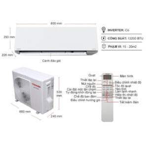 RAS-H13E2KCVG-V - Máy Lạnh Toshiba Inverter 1.5 HP H13E2KCVG-V images upload woo2Fcc594107dc3f06826f80169e21cd847e
