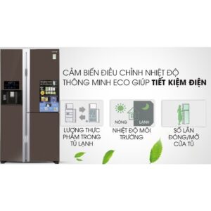 Tủ lạnh SBS 3 cánh HITACHI R-M700GPGV2X (MBW) - 584 Lít (Nâu) images upload woo2Fd0d9b3a6b925d0ae5d52f314fad07133