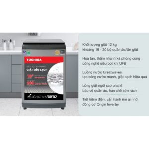 AW-DUK1300KV(SG) - Máy Giặt Toshiba Inverter 12Kg AW-DUK1300KV - Bảo Hành Chính Hãng - Toàn Quốc images upload woo2Fd10f46fa322756e67770104d00c9749d