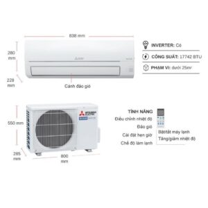 Máy lạnh Mitsubishi Electric Inverter 2 HP MSY/MUY-JW50VF images upload woo2Fdb62055c6703bbe001d538c732033bb0