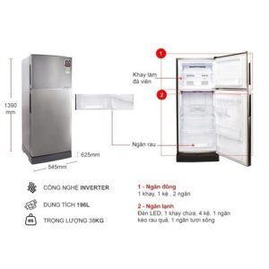Tủ lạnh Sharp Inverter 196 lít SJ-X201E-SL images upload woo2Fdb9663d284b53583e3b8482708bed1b5