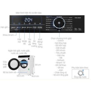 Máy giặt AQUA inverter 8 Kg AQD-A800F W (Hàng mẫu NEW Bảo hành chính hãng ) Mới 100% images upload woo2Fe2662ee254f091fe80e36f29b791af12