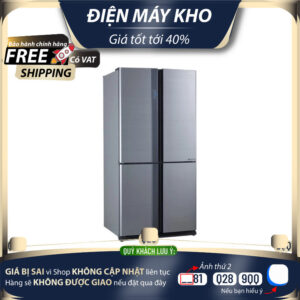 Tủ lạnh Sharp Inverter 626 lít SJ-FX631V-SL