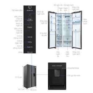 AQR-SW541XA(BL) - Tủ lạnh Aqua Inverter 524 lít AQR-SW541XA(BL) images upload woo2Ff4a37e8dd592c1e9019eea0cbcfa2c42