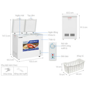 HPF BD6205 - Tủ đông Hòa Phát 205 lít HPF-BD6205 - BẢO HÀNH CHÍNH HÃNG images upload woo2Ff5884342034a90defcb5bca0d7f4b591