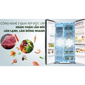 Tủ Lạnh Hitachi Side By Side Inverter 584 Lít R-M700GPGV2(GBK) 3 Cánh /Chính hãng/ - Mới 100% Mới 100% images upload woo2Ffa88b5e2bd63b79630f1a5c2f82df92b