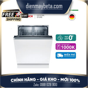 Máy Rửa Chén Bát Âm Toàn Phần 12 Bộ Bosch SMV25BX03R - Series 2 (60cm)