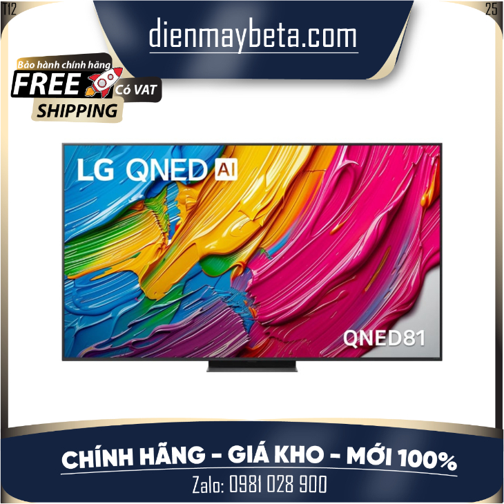 65QNED81ASA Smart Tivi LG QNED AI 4K 65 Inch 65QNED81ASA