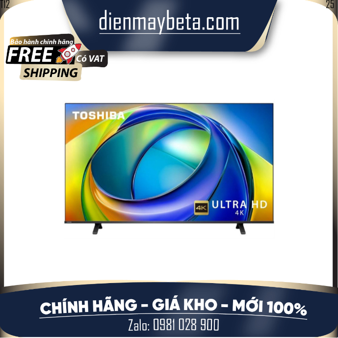 Smart Tivi TOSHIBA AI 4K 65 Inch 65C350RP