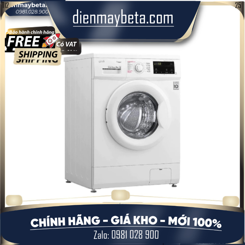 Máy giặt lồng ngang LG Inverter 9Kg FM1209S6W DMK